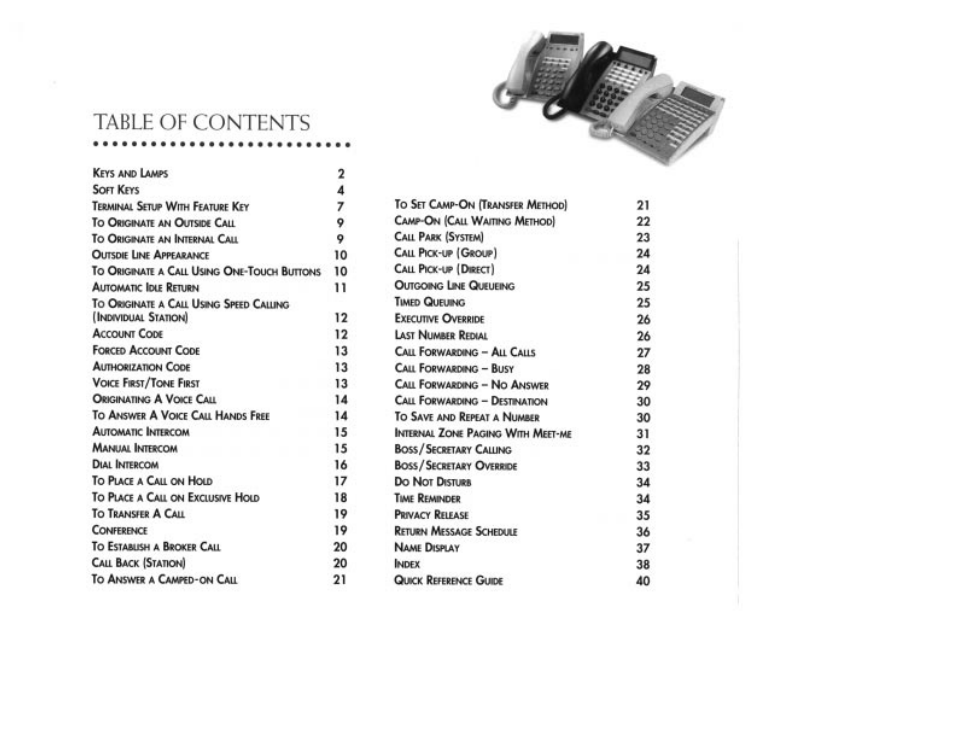 NEC 2000IVX User Manual | Page 3 / 44
