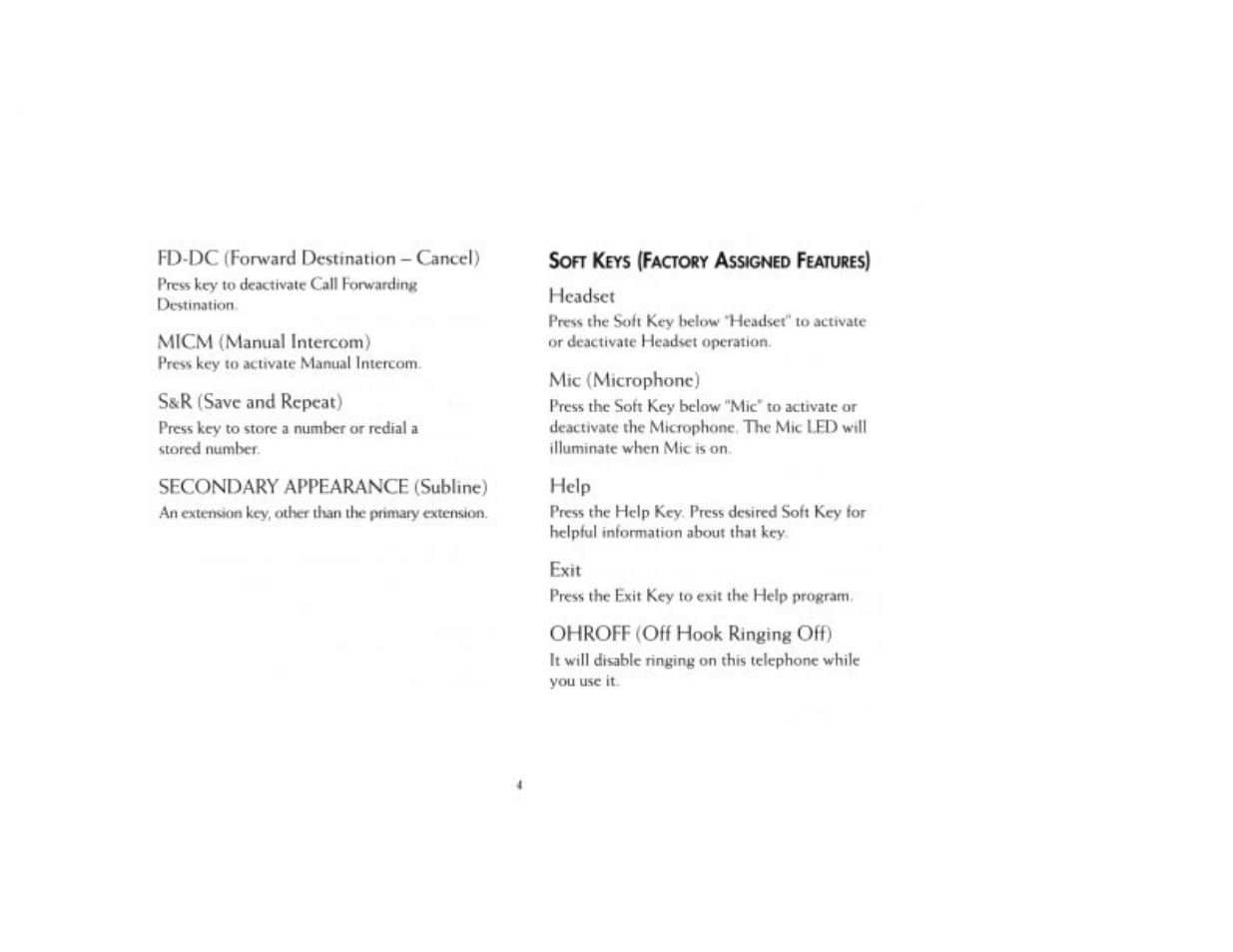 Paaory a | NEC 2000IVX User Manual | Page 6 / 44