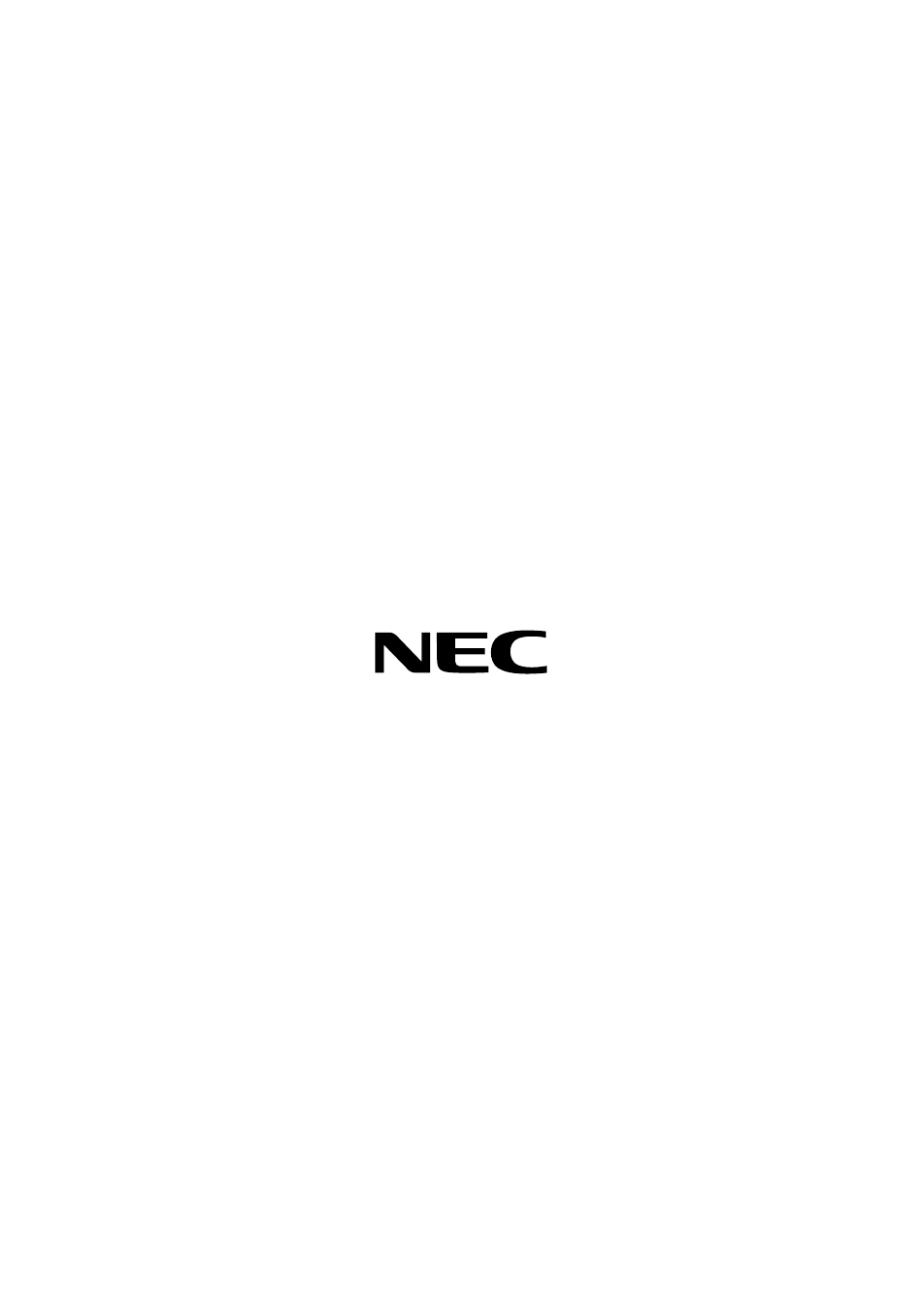 NEC LT158 User Manual | Page 61 / 61