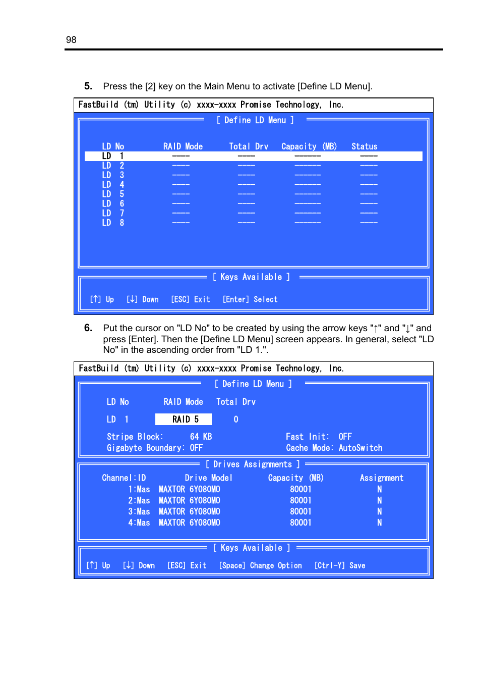 NEC Disk Array Controller N8103-89 User Manual | Page 118 / 128