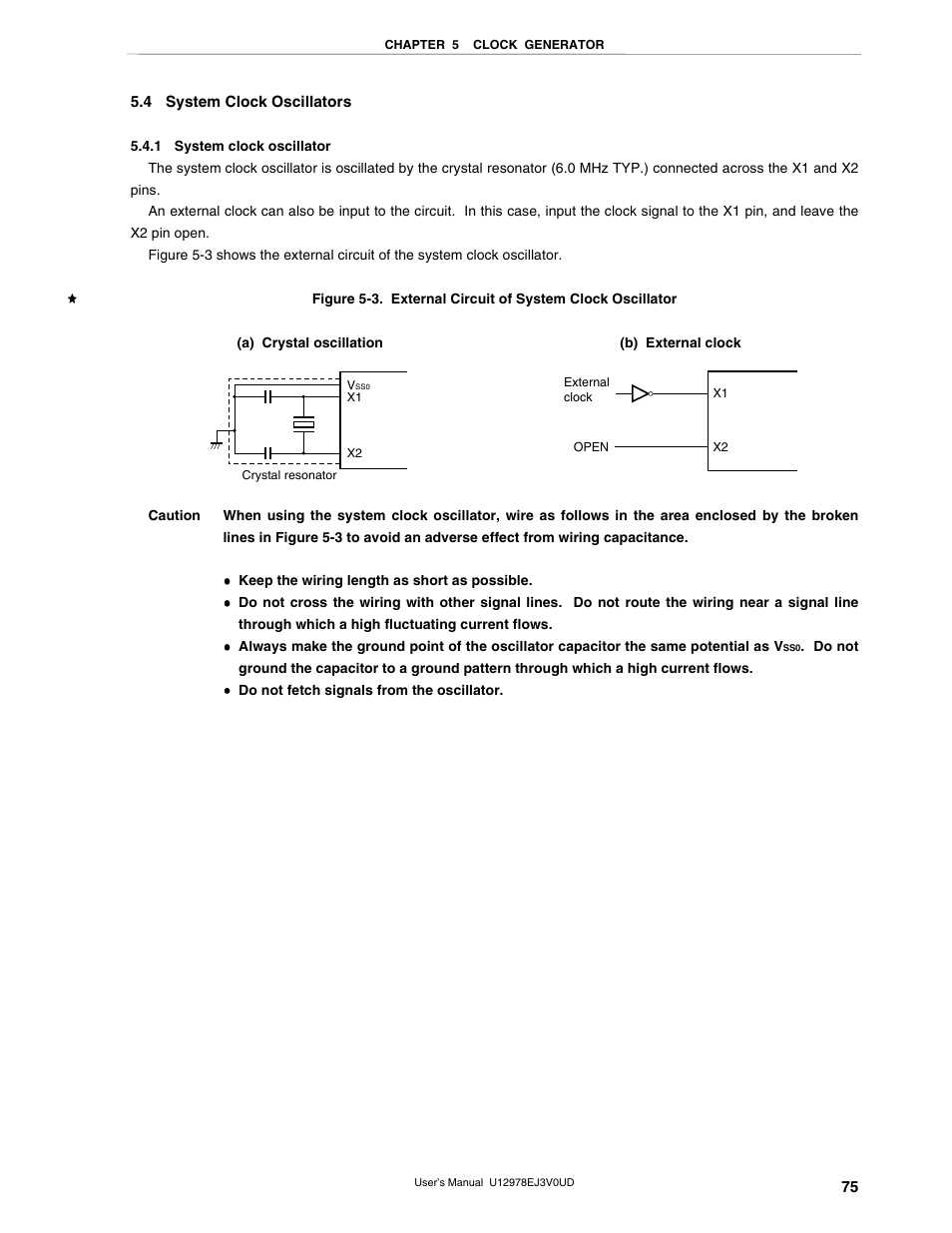 4 system clock oscillators, 1 system clock oscillator | NEC switch User Manual | Page 75 / 234