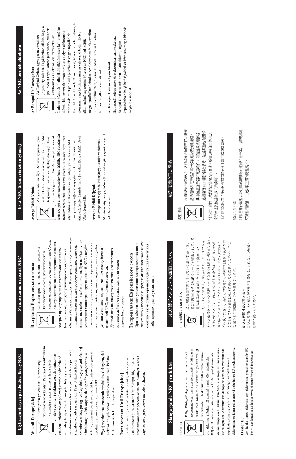 NEC AccuSync LCD224WXM User Manual | Page 76 / 78