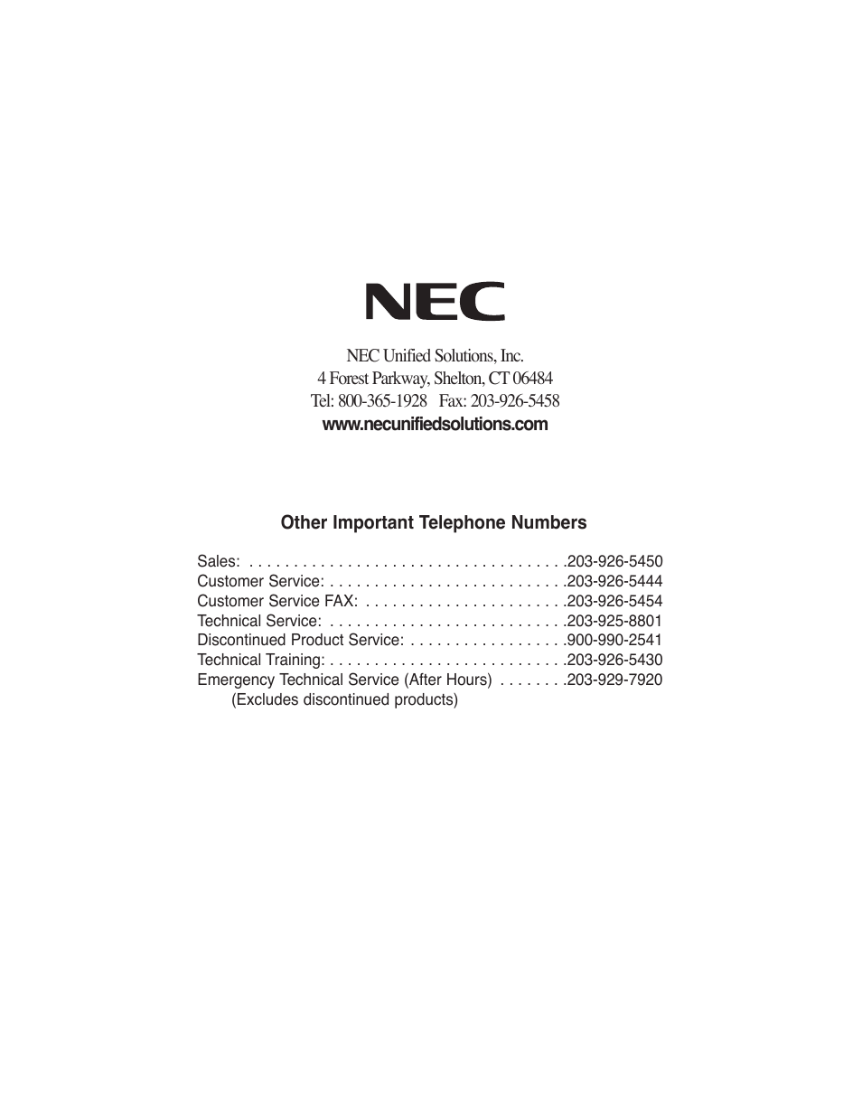 NEC Aspire 4-Button IP Keyset User Manual | Page 13 / 14