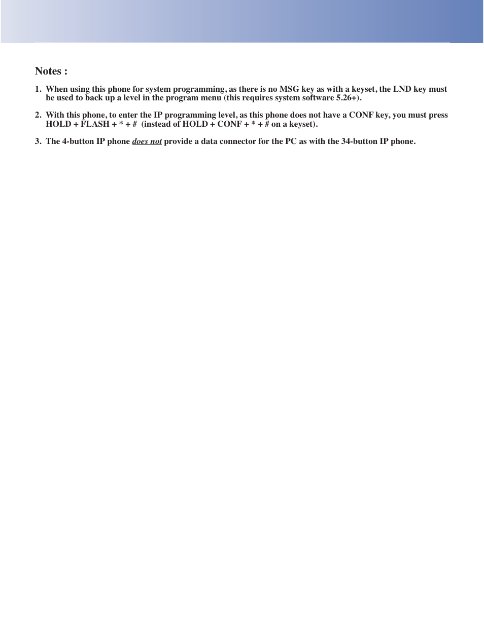 NEC Aspire 4-Button IP Keyset User Manual | Page 4 / 14