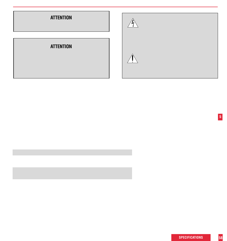 Attention | NEC MT600 User Manual | Page 6 / 32