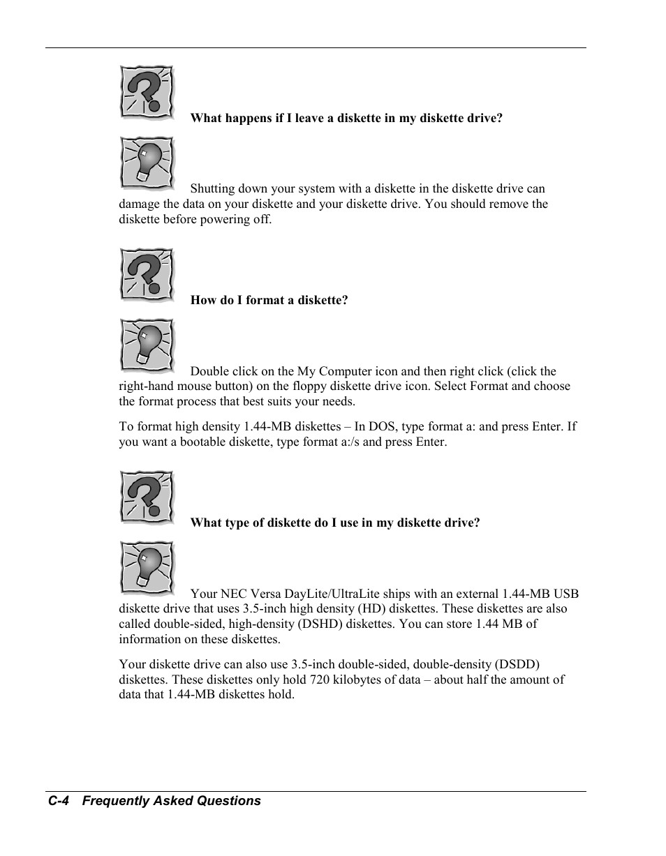 NEC Versa Series User Manual | Page 127 / 150
