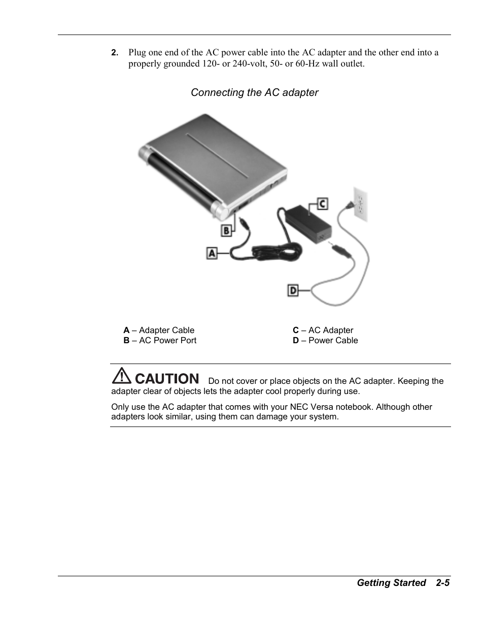NEC Versa Series User Manual | Page 25 / 150