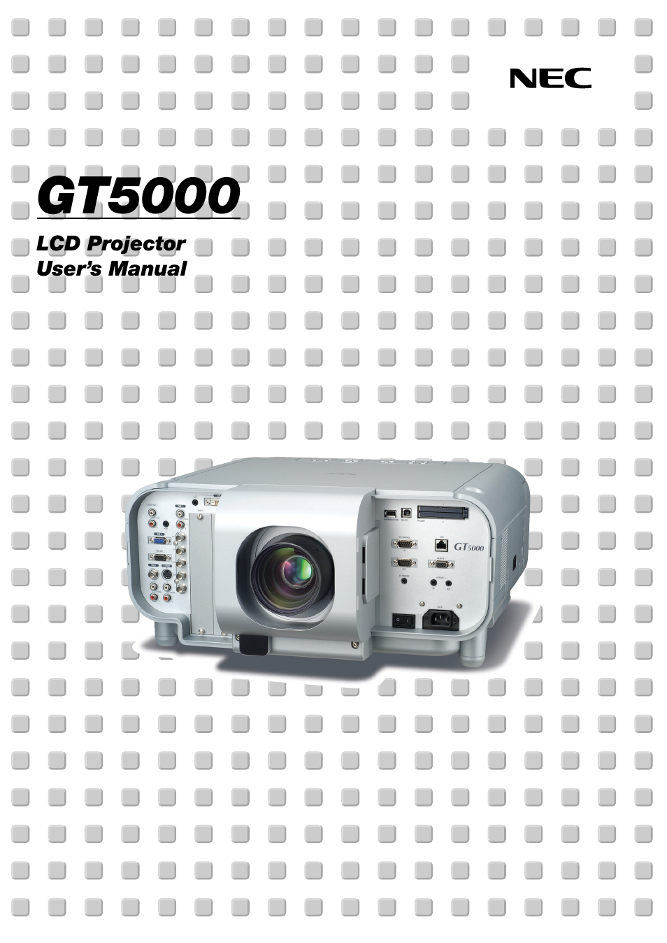 NEC GT5000 User Manual | 105 pages