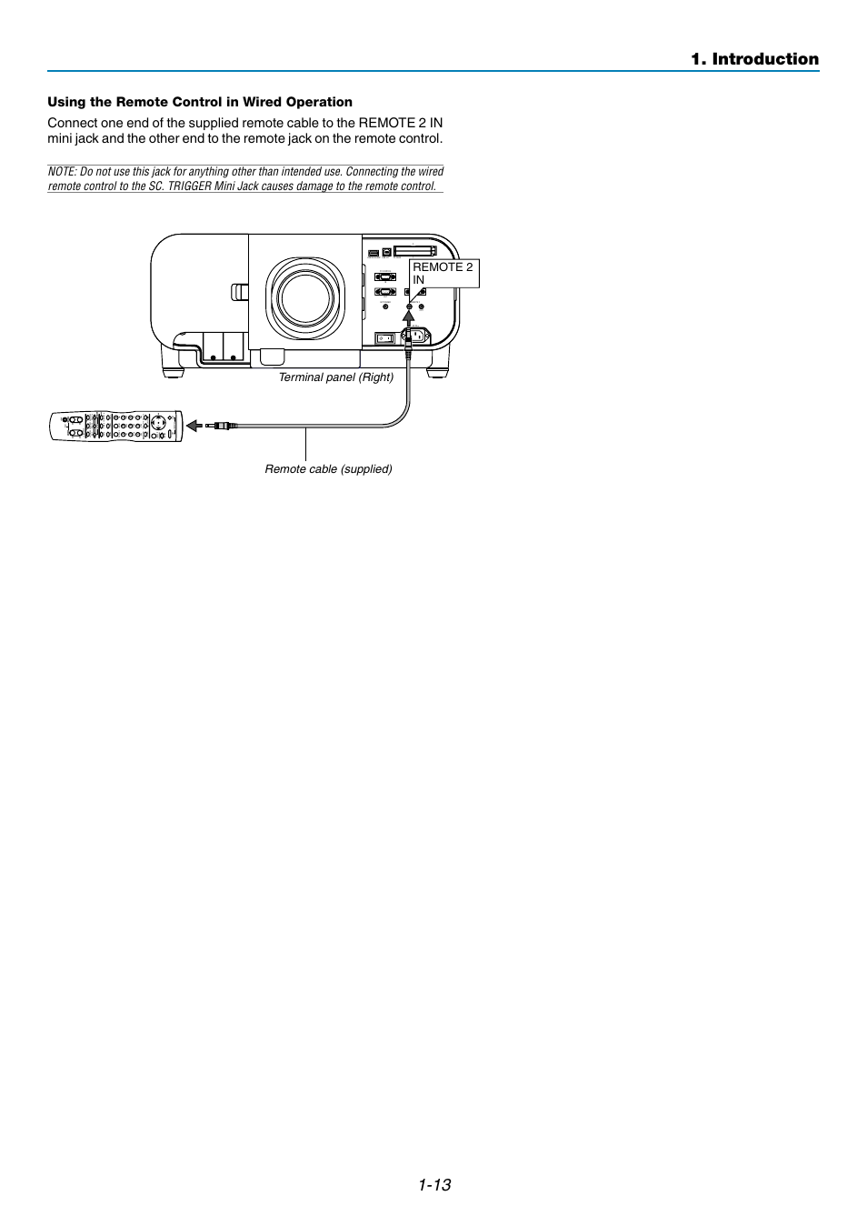 Introduction, Audio, Picture adjust | Picture keystone amplitude entrylist sound osd, White bal. image, Remote 2 in | NEC GT5000 User Manual | Page 18 / 105