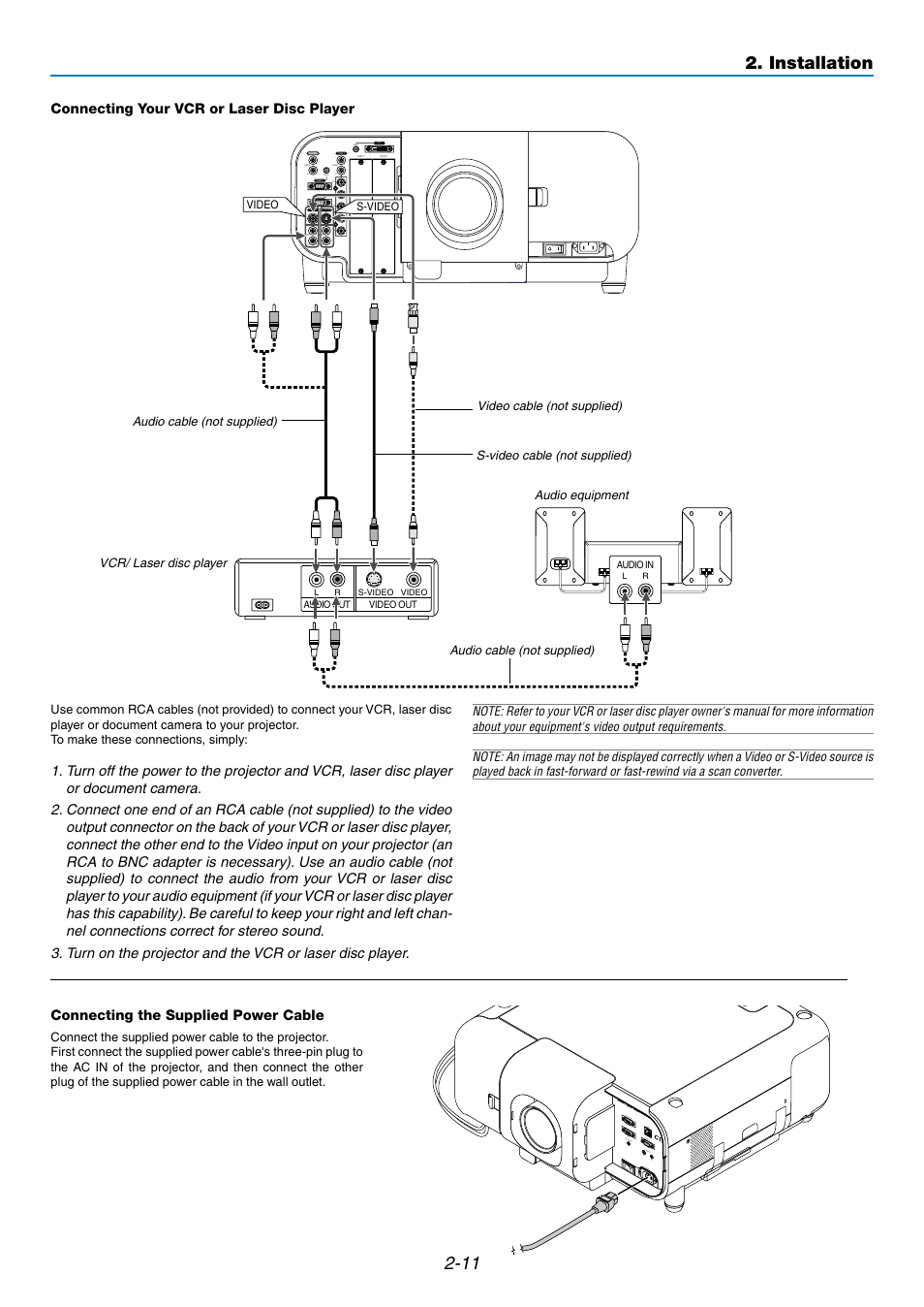 Installation | NEC GT5000 User Manual | Page 29 / 105