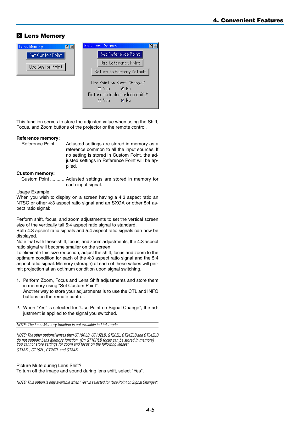 NEC GT5000 User Manual | Page 41 / 105