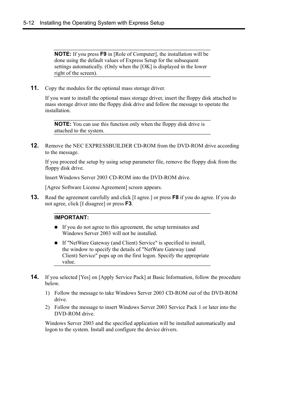 NEC Express 5800/230Eh User Manual | Page 124 / 342
