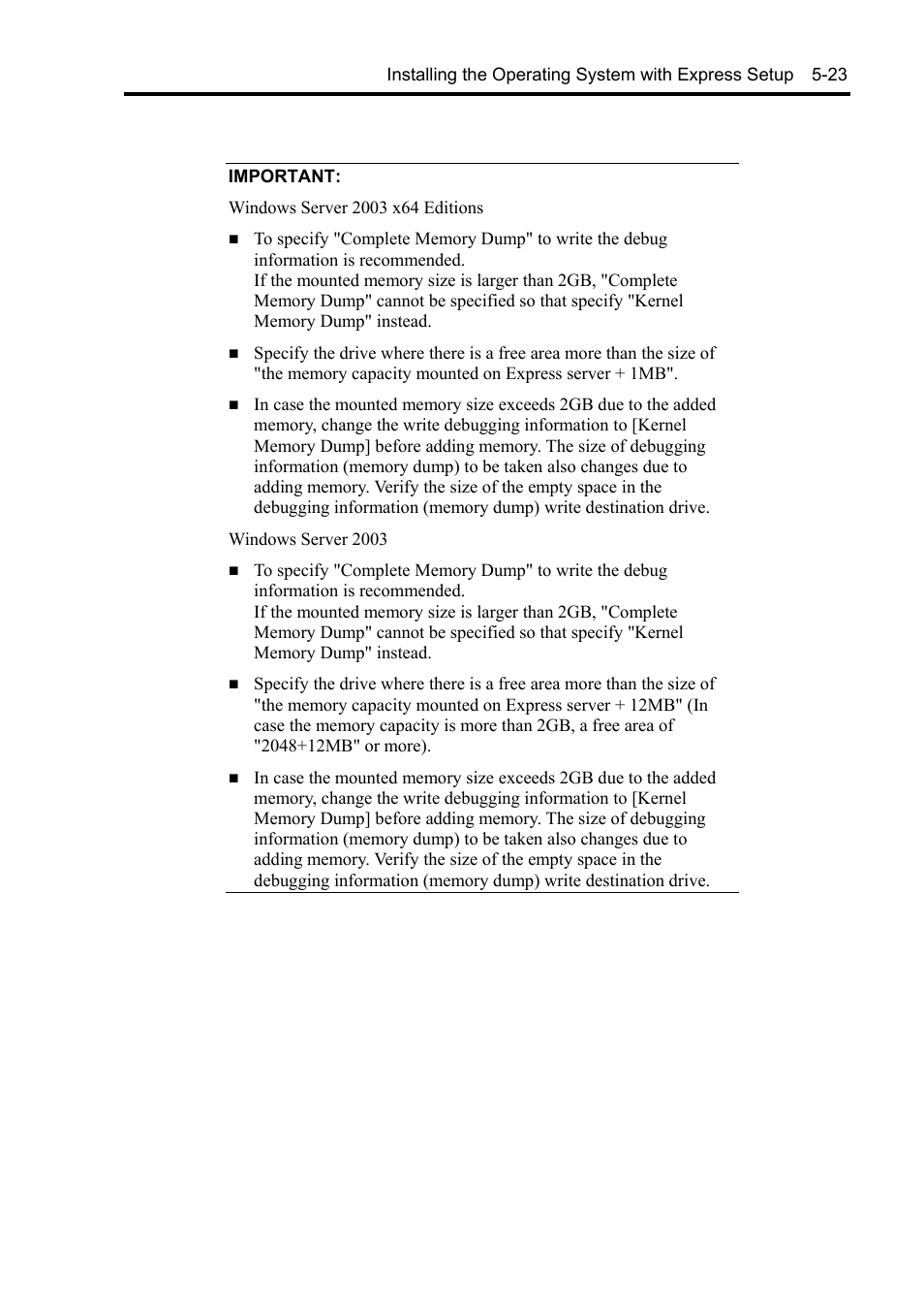 NEC Express 5800/230Eh User Manual | Page 135 / 342