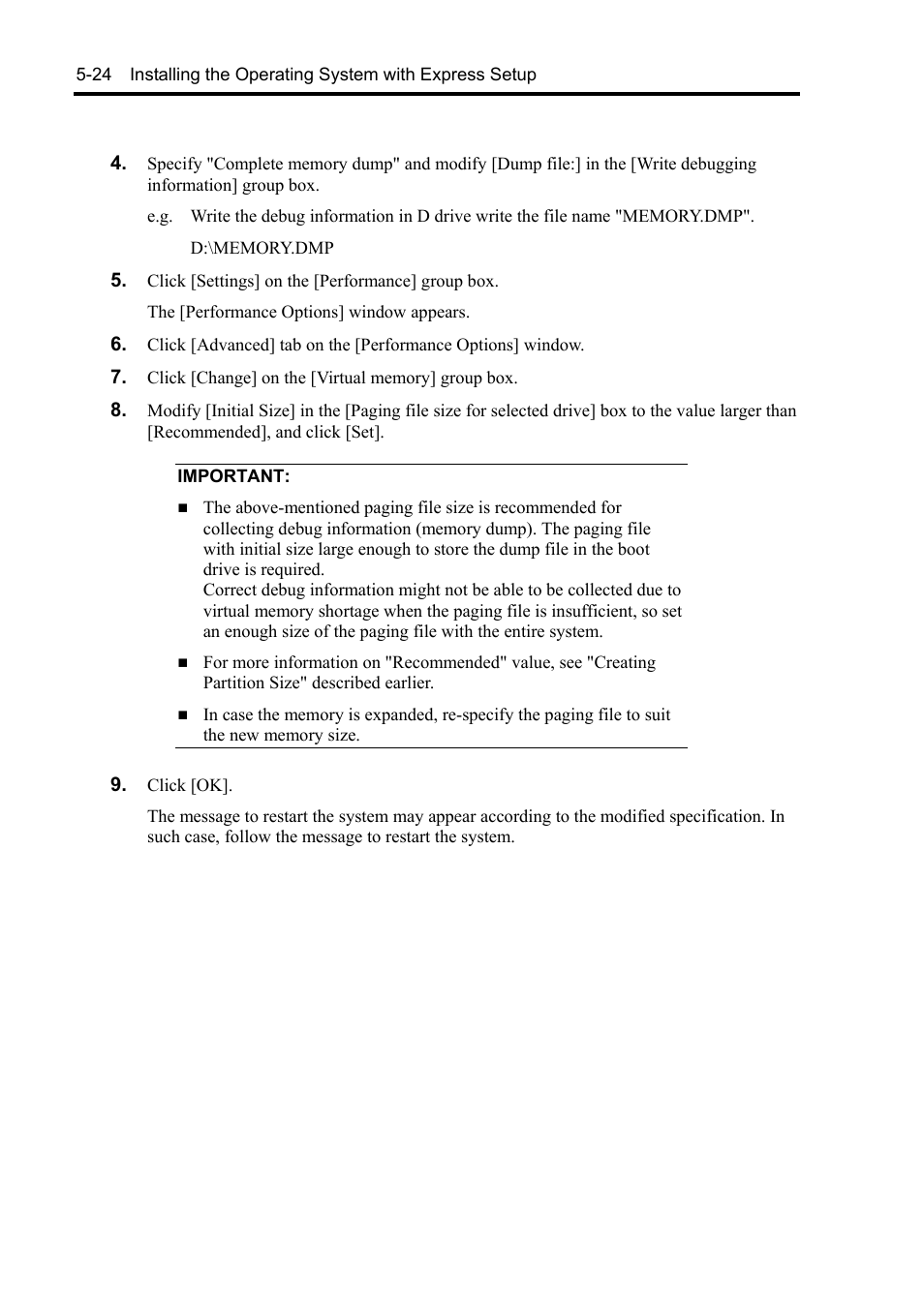 NEC Express 5800/230Eh User Manual | Page 136 / 342