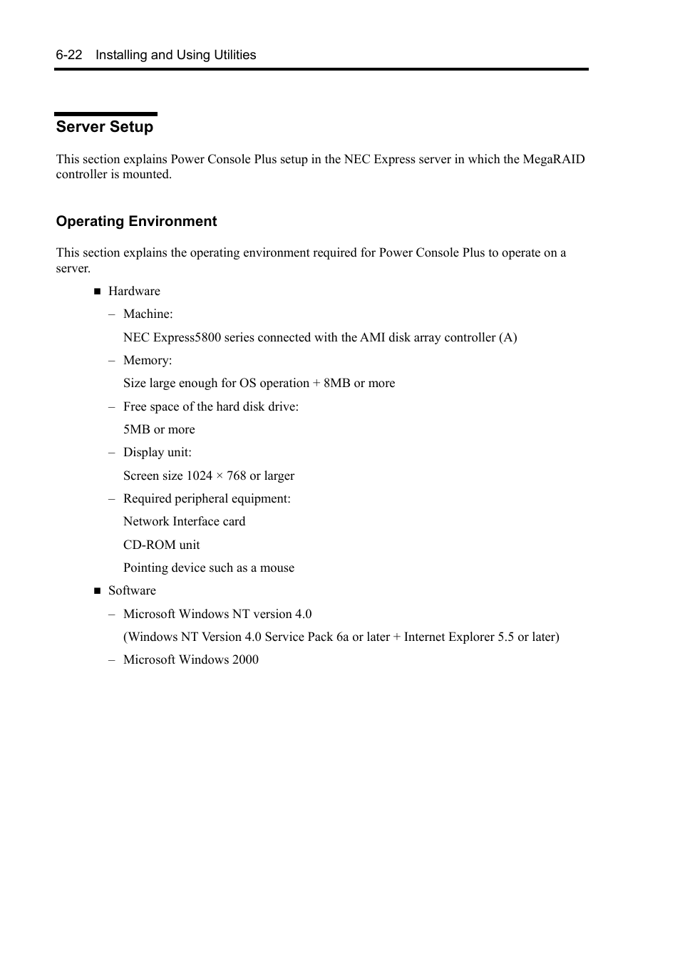 Server setup | NEC Express 5800/230Eh User Manual | Page 162 / 342