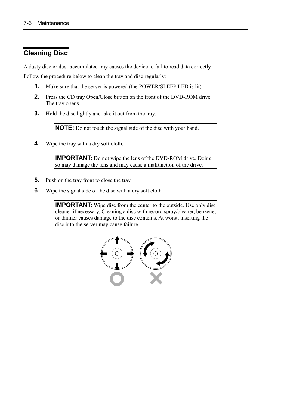 Cleaning disc | NEC Express 5800/230Eh User Manual | Page 170 / 342