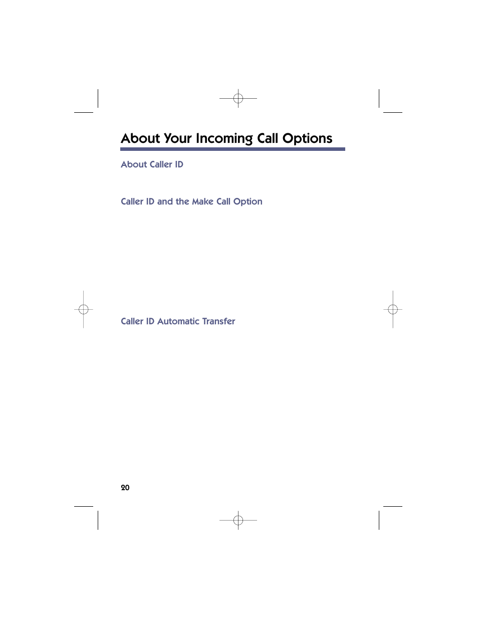 About your incoming call options | NEC 17600SUG05 User Manual | Page 24 / 82