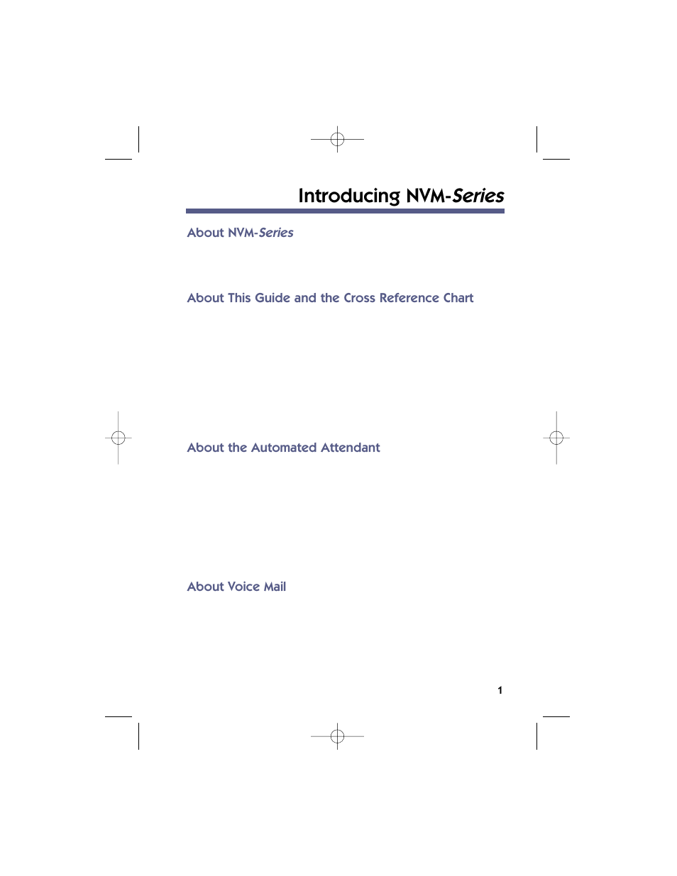 Introducing nvm- series | NEC 17600SUG05 User Manual | Page 5 / 82