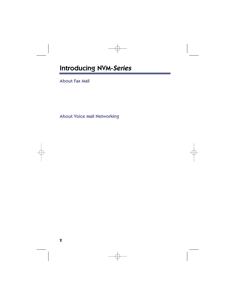 Introducing nvm- series | NEC 17600SUG05 User Manual | Page 6 / 82