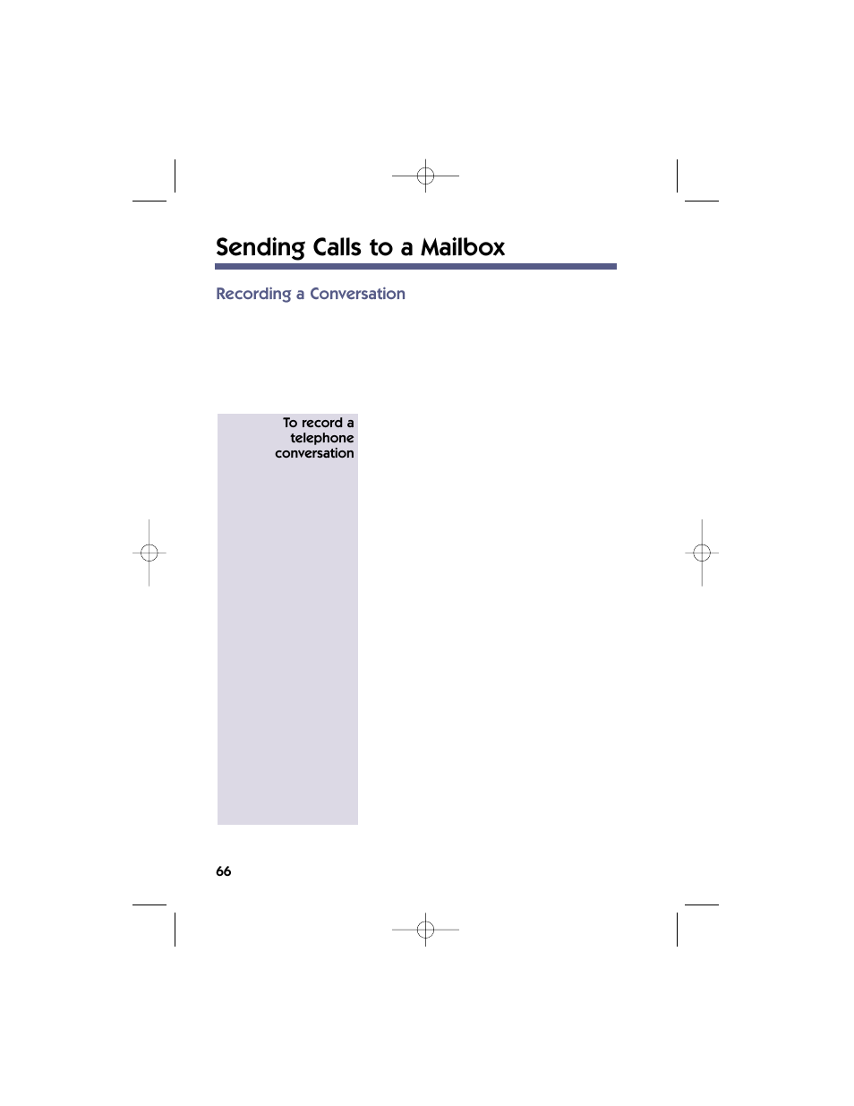 Sending calls to a mailbox | NEC 17600SUG05 User Manual | Page 70 / 82