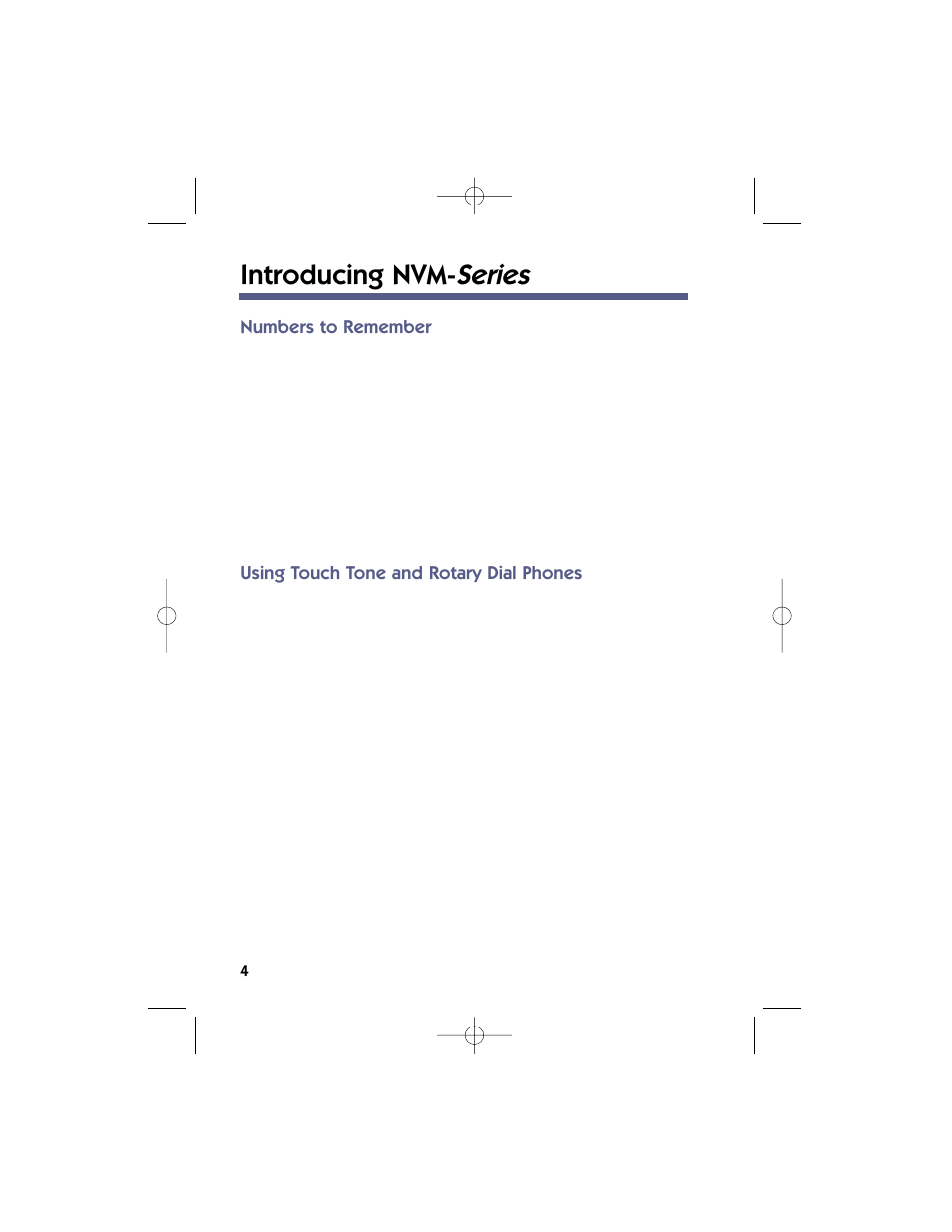 Introducing nvm- series | NEC 17600SUG05 User Manual | Page 8 / 82
