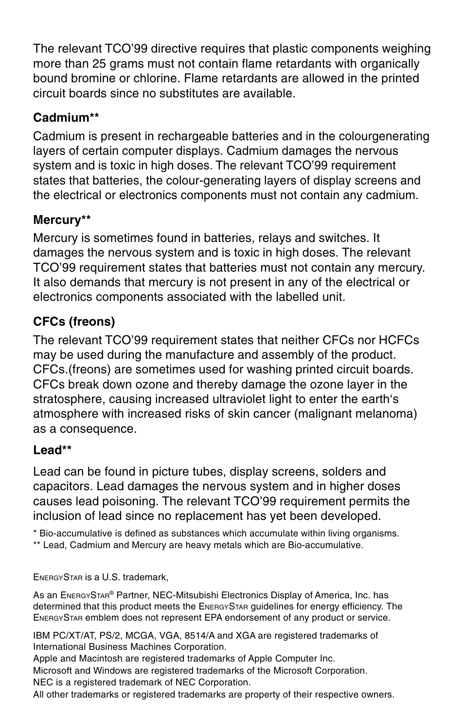 NEC 1525M User Manual | Page 12 / 33