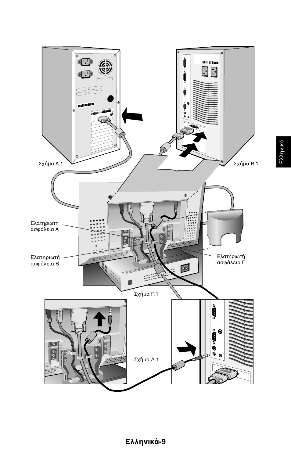 Ελληνικά-9 | NEC 1525M User Manual | Page 21 / 33