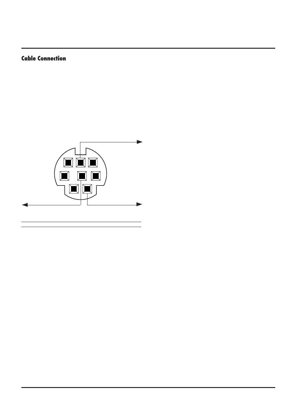 Cable connection | NEC MultiSync MT840 User Manual | Page 42 / 42