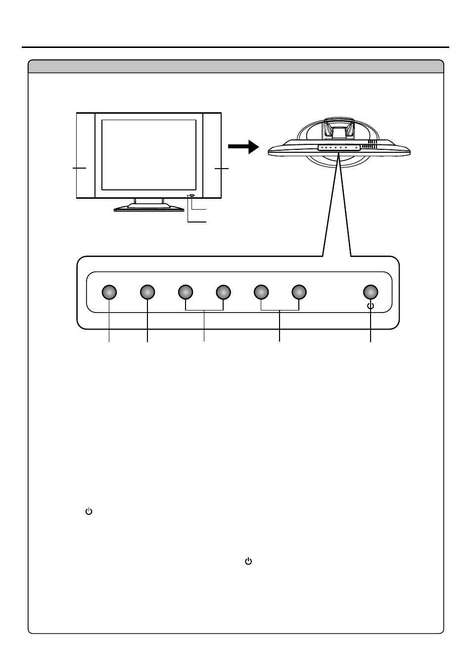 Identification of controls | NEC TFTV515Y User Manual | Page 9 / 27