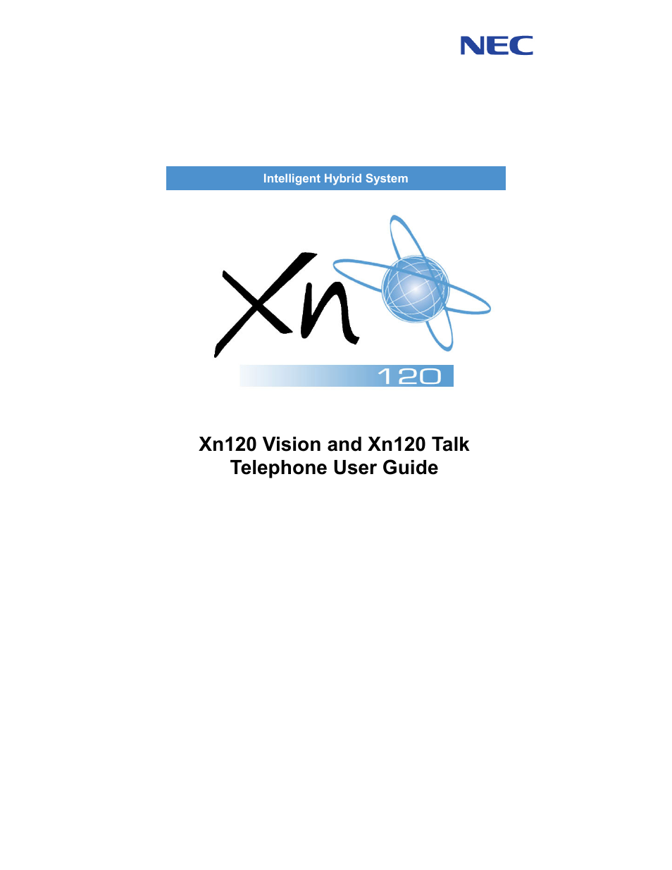 NEC Xn120 Talk User Manual | 12 pages