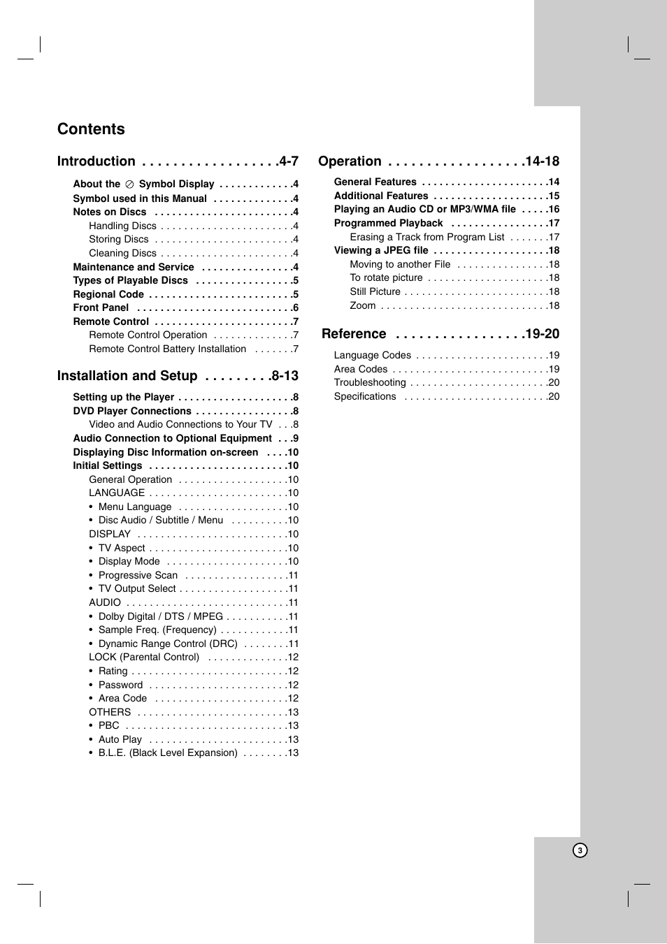 NEC NDV-28 User Manual | Page 3 / 23