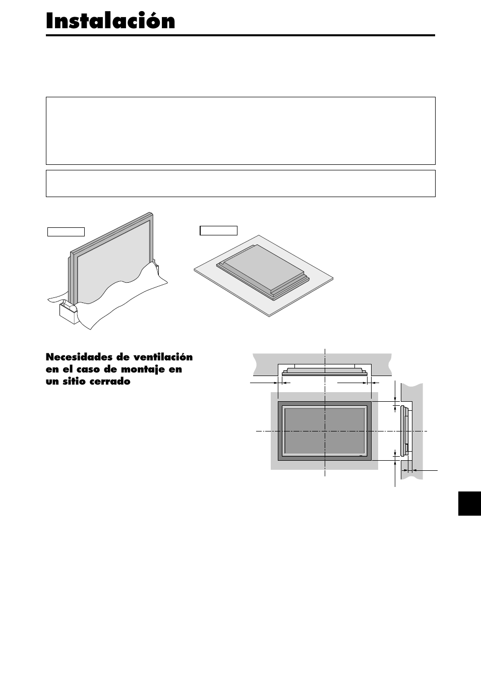 Instalación | NEC PX-42XM4A User Manual | Page 100 / 192