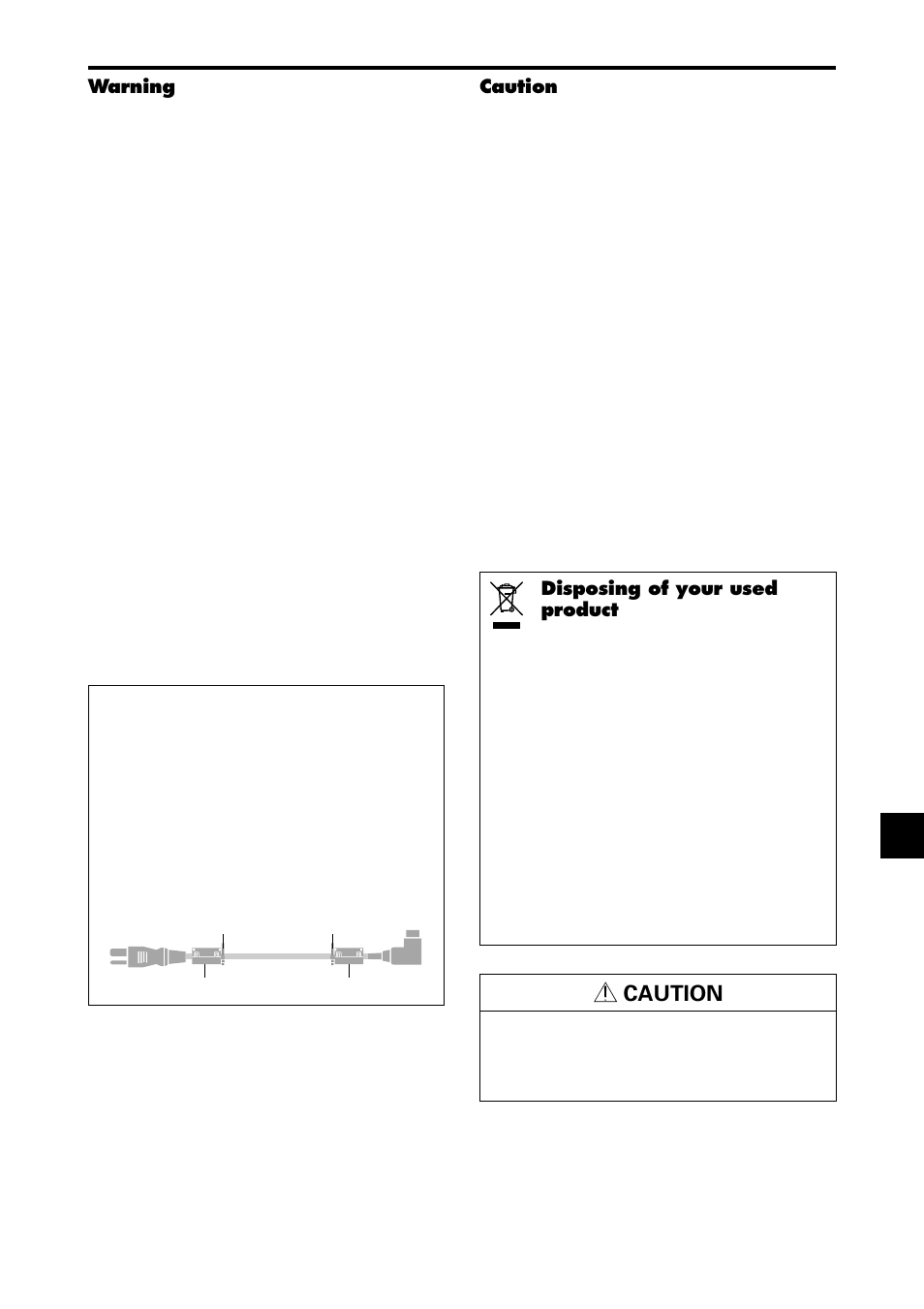 Caution | NEC PX-42XM4A User Manual | Page 4 / 192