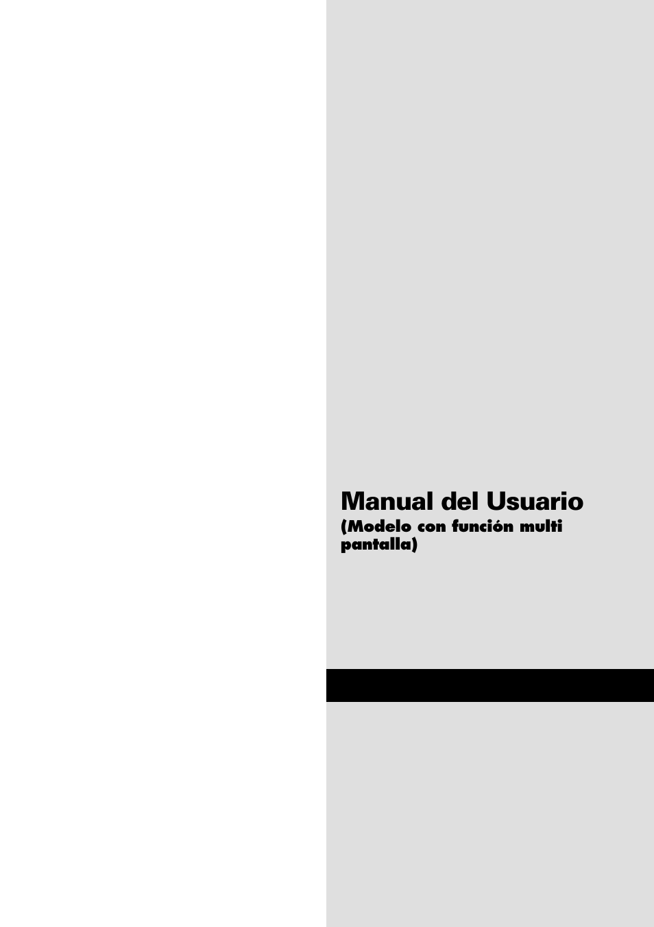 Manual del usuario | NEC PX-42XM4A User Manual | Page 96 / 192