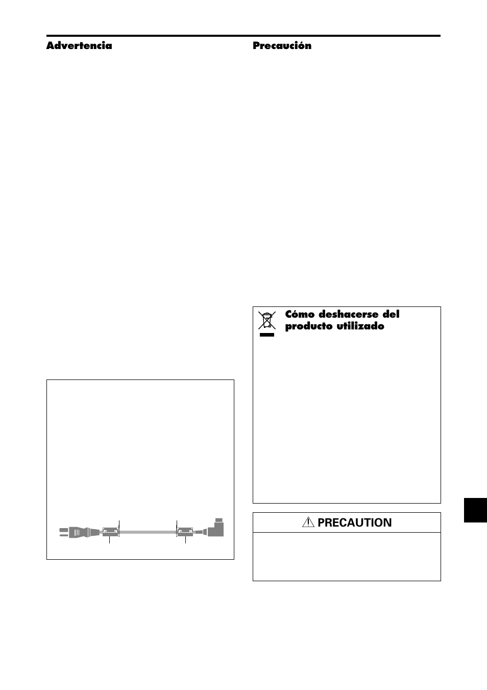 Precaution | NEC PX-42XM4A User Manual | Page 98 / 192