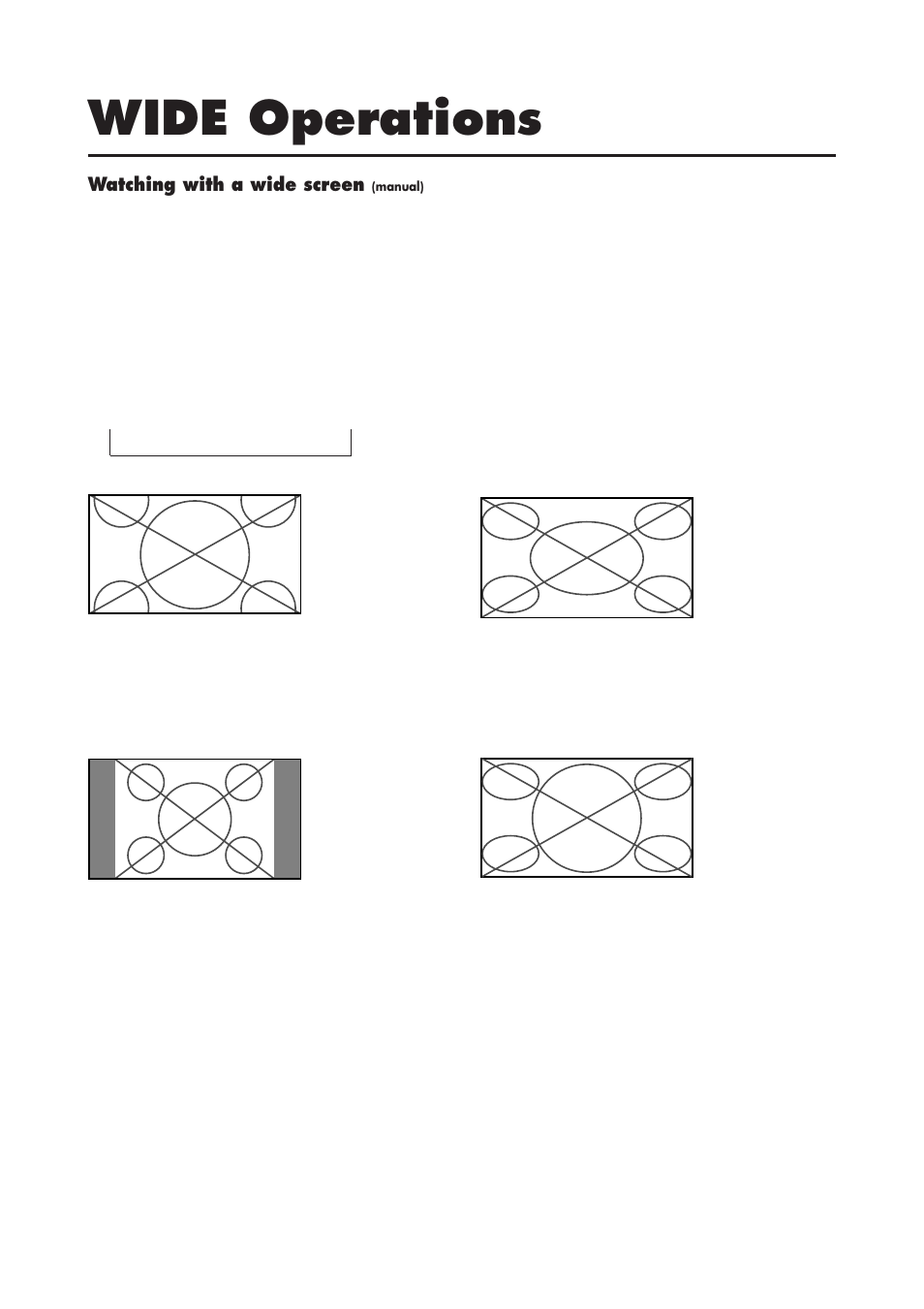 Wide operations | NEC 4200W User Manual | Page 20 / 44