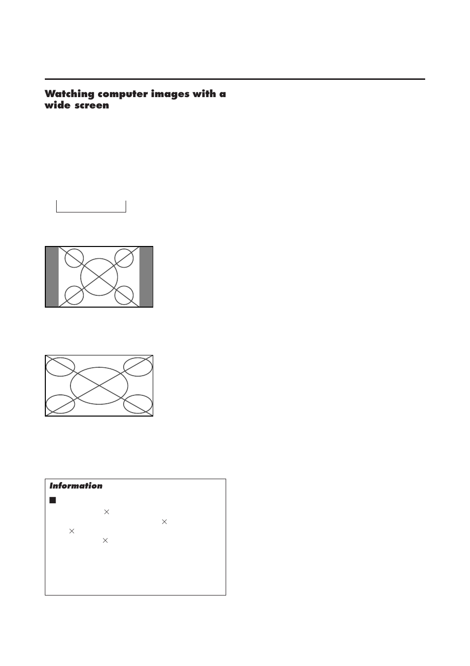 Watching computer images with a wide screen | NEC 4200W User Manual | Page 21 / 44