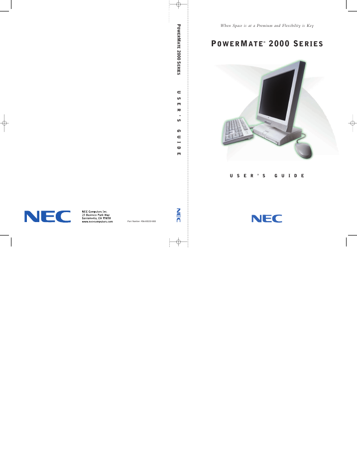 NEC 2000 Series User Manual | 127 pages