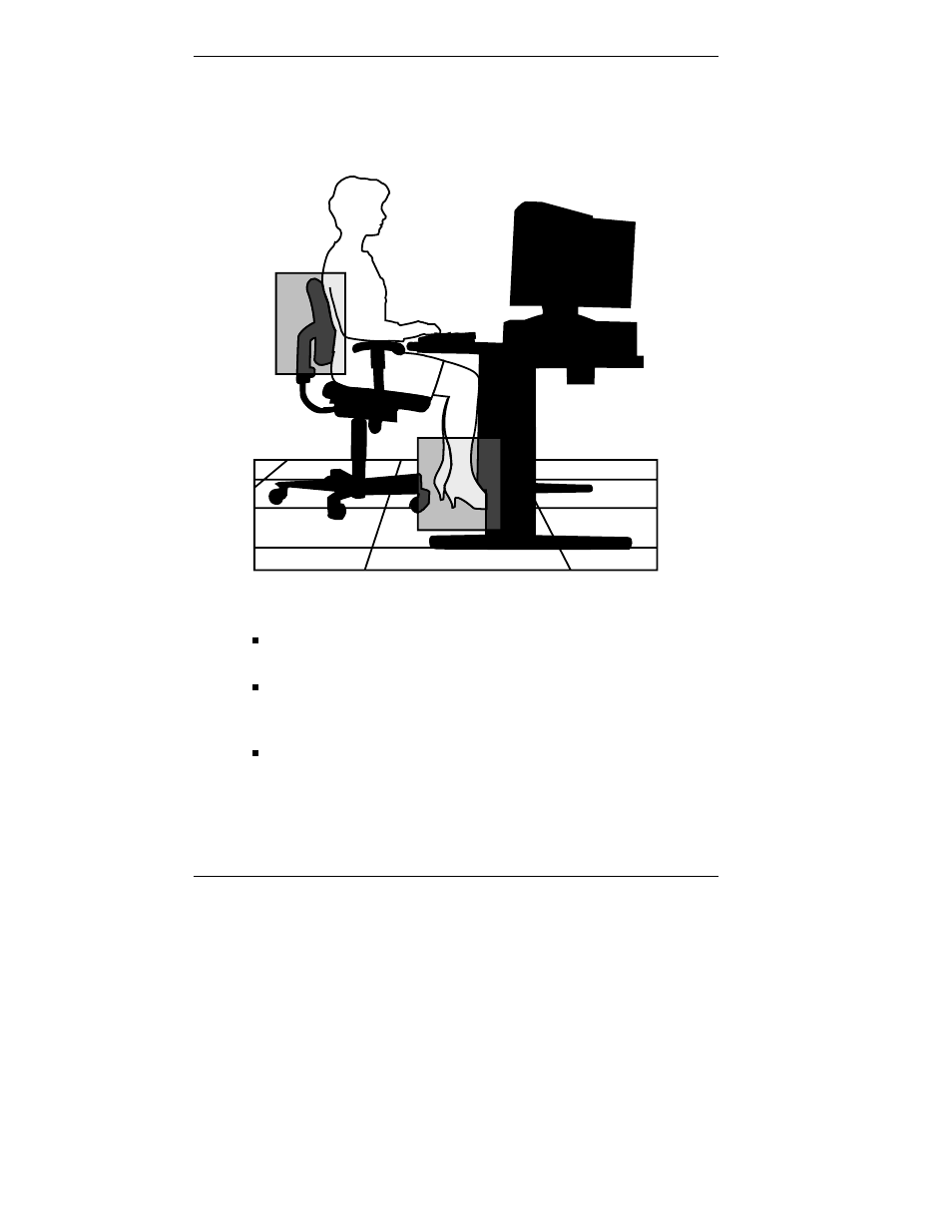 Adjust your chair | NEC 2000 Series User Manual | Page 98 / 127