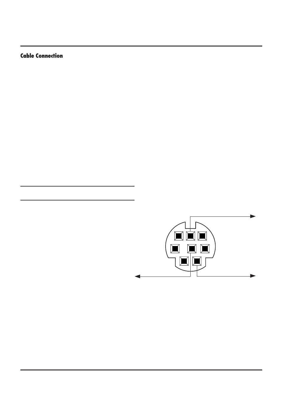 Cable connection | NEC LT84/LT140 User Manual | Page 43 / 44