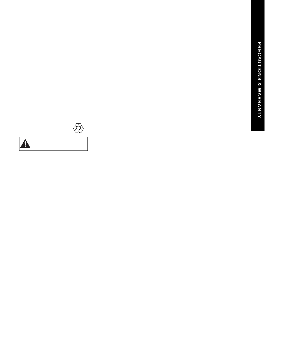 Precautions and warranty, Preca u tions & warranty, Important safety instructions | Important electrical considerations | NEC DTR-IR-2 User Manual | Page 35 / 44