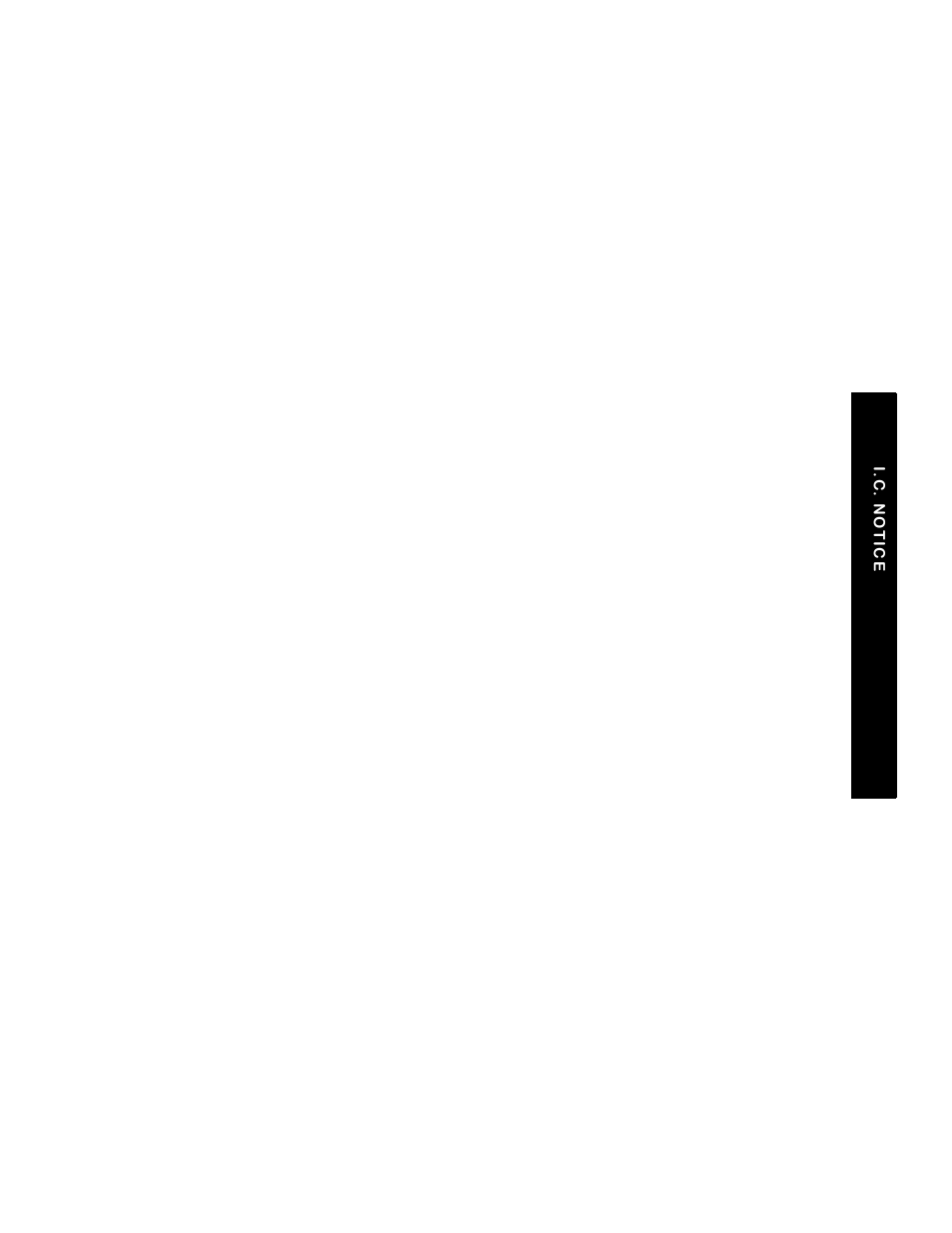 I.c. notice, Terminal equipment radio equipment | NEC DTR-IR-2 User Manual | Page 37 / 44