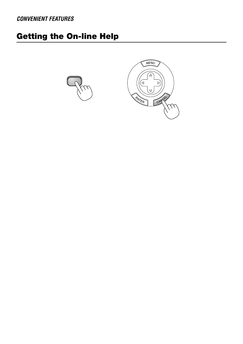 Getting the on-line help | NEC LT240 User Manual | Page 57 / 151