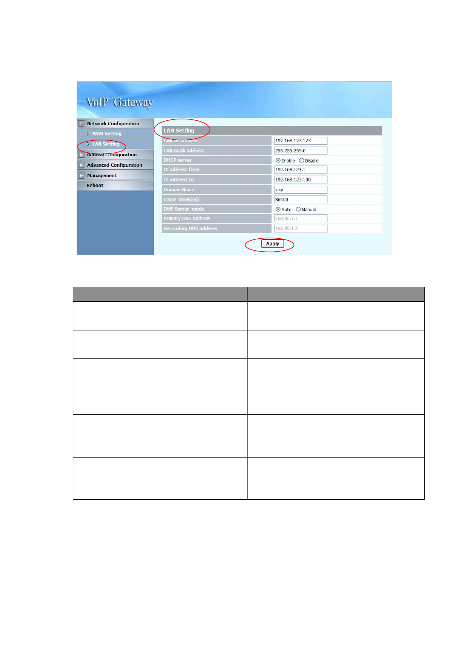 4 lan setting | NEC SP5008A User Manual | Page 15 / 76