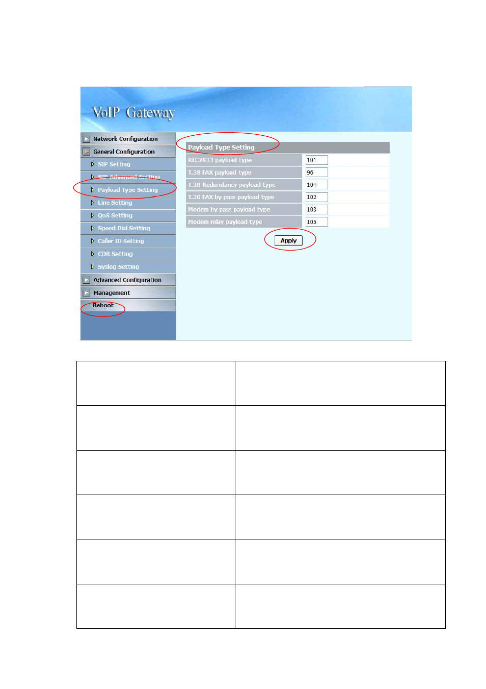 2 payload type setting | NEC SP5008A User Manual | Page 23 / 76