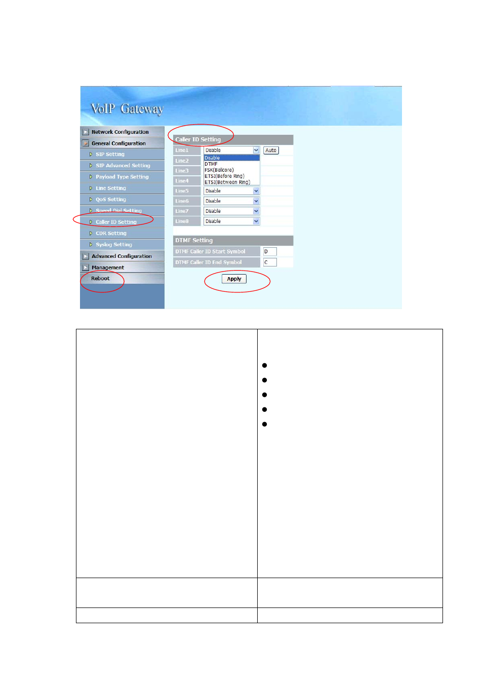 6 caller id setting | NEC SP5008A User Manual | Page 31 / 76