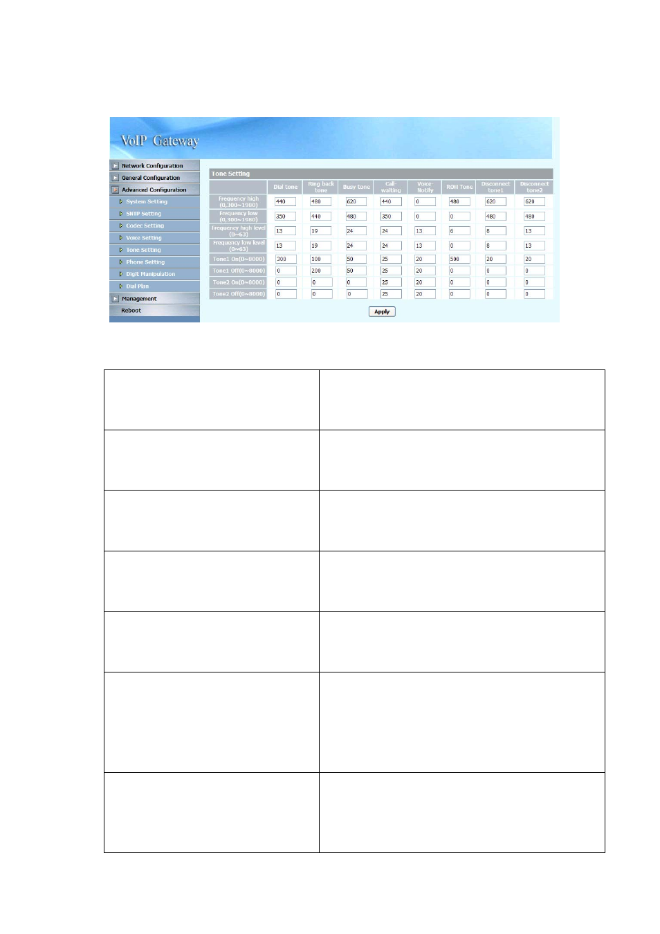 5 tone setting | NEC SP5008A User Manual | Page 45 / 76