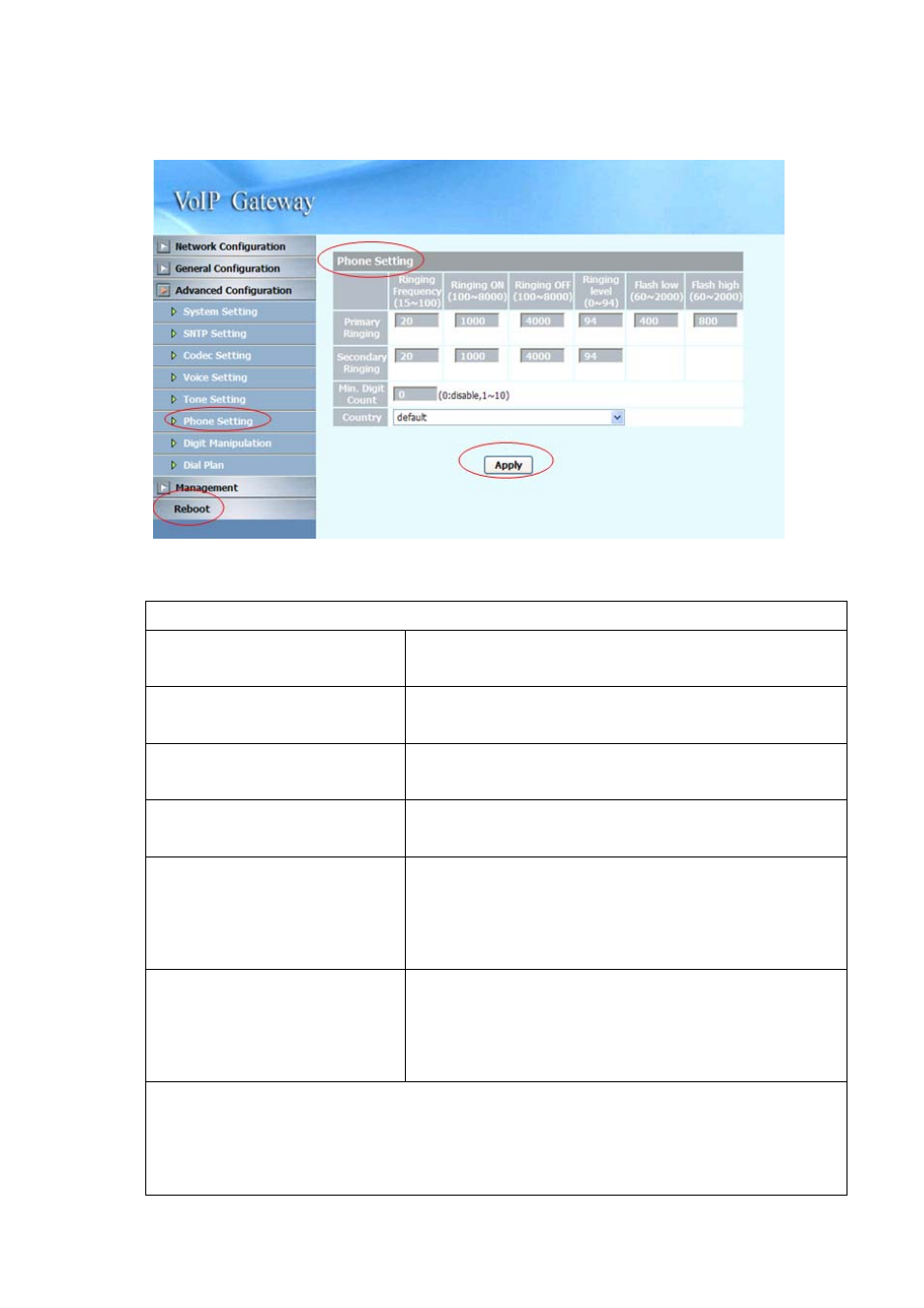 6 phone setting | NEC SP5008A User Manual | Page 47 / 76