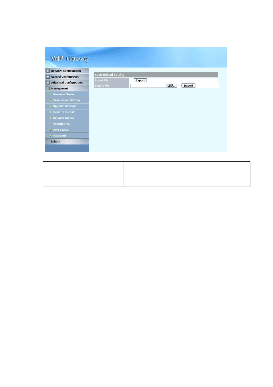 2 save-reload setting | NEC SP5008A User Manual | Page 54 / 76