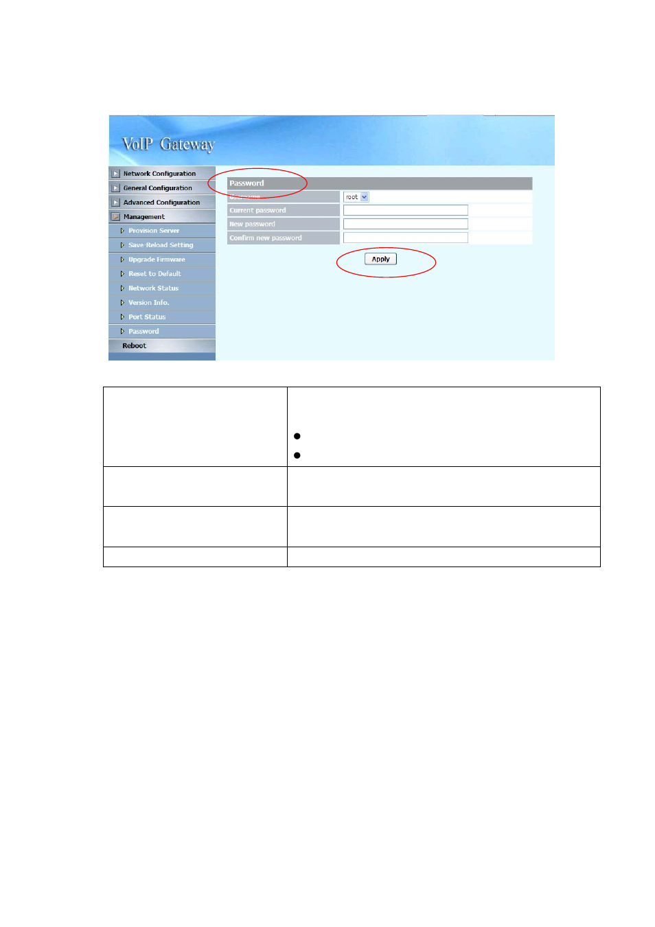 8 password | NEC SP5008A User Manual | Page 63 / 76